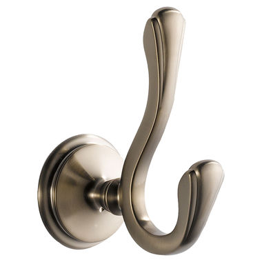 Click here to see Brizo 693585-BN Brizo Charlotte Double Robe Hook, Brilliance Brushed Nickel- 693585-BN
