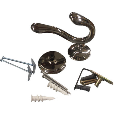 Click here to see Brizo 693585-PN Brizo Charlotte Double Robe Hook, Brilliance Polished Nickel - 693585-PN 