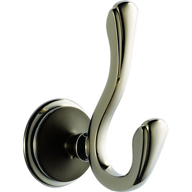 Click here to see Brizo 693585-PNCO Brizo Charlotte Double Robe Hook, Cocoa Bronze/Brilliance Polished Nickel - 693585-PNCO