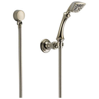 Click here to see Brizo 85885-PN Brizo Charlotte Single-Function Wall-Mount Hand Shower with Touch-Clean Nubs, 1.75 GPM, Brilliance Polished Nickel - 85885-PN