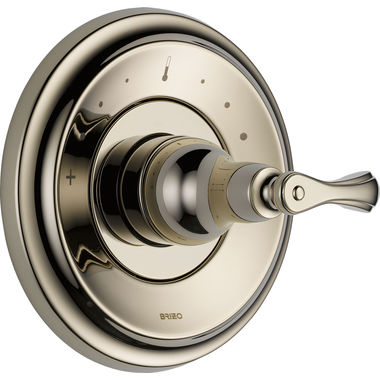 Click here to see Brizo T66T085-PN Brizo Charlotte Sensori Single-Handle Thermostatic Valve Trim, Lever Handle, Polished Nickel - T66T085-PN