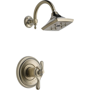 Click here to see Brizo T60285-PN Brizo Charlotte TempAssure Thermostatic Shower Faucet with Single Function Raincan Showerhead, 1.75 GPM, Brilliance Polished Nickel - T60285-PN