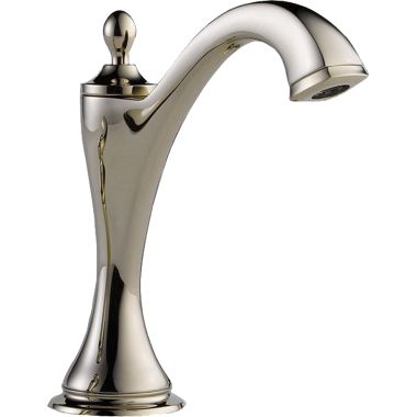 Click here to see Brizo 65385LF-PNLHP Brizo Charlotte Two-Handle Widespread Brilliance Polished Nickel Bathroom Faucet with Metal Pop-Up, Less Handles, Three-Hole, 1.5 GPM - 65385LF-PNLHP