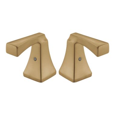 Click here to see Delta H251CZ Delta Dryden Metal Lever Handle Set for 3551LF Two-Handle Widespread Bathroom Faucet, ADA, Champagne Bronze - H251CZ