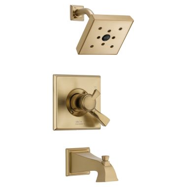 Click here to see Delta T17451-CZH2O DELTA T17451-CZH2O Dryden Monitor 17 Series H2Okinetic Tub and Shower Trim, Champagne Bronze