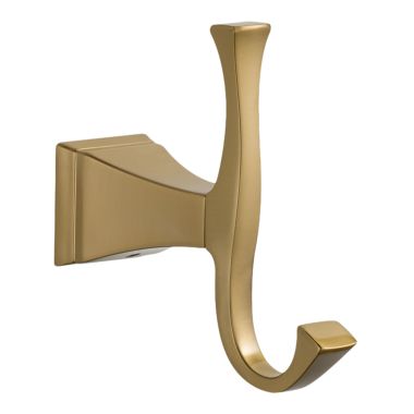 Click here to see Delta 75135-CZ Delta Dryden Double Robe Hook, Champagne Bronze - 75135-CZ