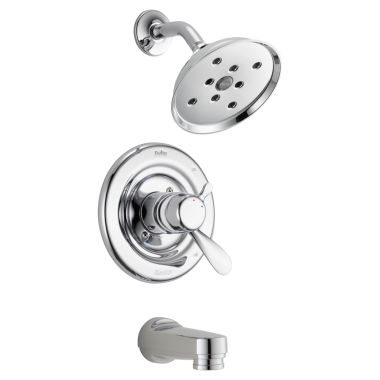 Click here to see Delta T17430-H2O Delta T17430-H2O Classic Monitor 17 Series H2Okinetic Tub and Shower Trim, Chrome