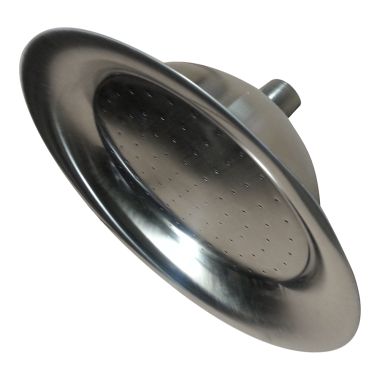 Click here to see Delta 6813810BX Alsons Victorian-Style Single-Function Wall-Mount Shower Head, Round, 1.5 GPM, Stainless Steel - 6813810BX