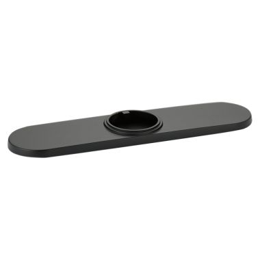 Click here to see Brizo RP71451BL Brizo Artesso Matte Black Three-Hole Escutcheon Plate - RP71451BL