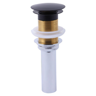 Click here to see Brizo RP72413BL Brizo RP72413BL Pop-Up Drain With Less Overflow, Matte Black