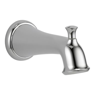 Click here to see Delta RP52153 Delta Linden Tub Spout with Pull-Up Diverter, Chrome - RP52153