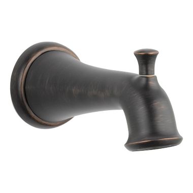 Click here to see Delta RP52153RB Delta Linden Tub Spout with Pull-Up Diverter, Venetian Bronze - RP52153RB