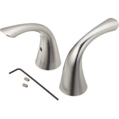Click here to see Delta RP63973AR Delta RP63973AR Arctic Stainless Pilar Handle Assembly