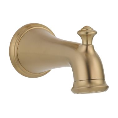 Click here to see Delta RP34357CZ Delta Victorian Tub Spout with Pull-Up Diverter, Champagne Bronze - RP34357CZ