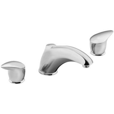 Click here to see Moen TL940ST Moen TL940ST Villeta Satin Nickel Two-Handle Low Arc Roman Tub Trim