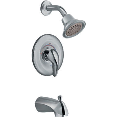 Click here to see Moen TL2303ST Moen Villeta Posi-Temp Tub/Shower Faucet, 2.5 GPM, 1-Function, Single Lever Handle, Satine - TL2303ST 