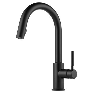 Click here to see Brizo 63020LF-BL Brizo Solna Single Handle Pull-Down Kitchen Faucet, Matte Black - 63020LF-BL