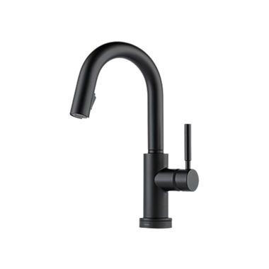 Click here to see Brizo 64920LF-BL Brizo Solna SmartTouch Single-Handle Pull-Down Bar/Prep Faucet, Matte Black - 64920LF-BL