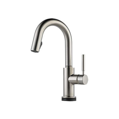 Click here to see Brizo 64920LF-SS Brizo Solna SmartTouch Single-Handle Pull-Down Bar/Prep Faucet, Stainless Steel - 64920LF-SS