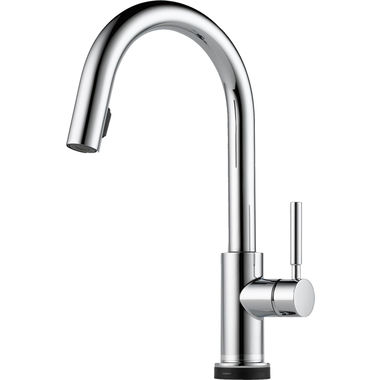 Click here to see Brizo 64020LF-PC Brizo Solna Single Handle Kitchen Pull Down Kitchen Faucet, SmartTouch, MagneDock, 1.8 GPM, Polished Chrome - 64020LF-PC