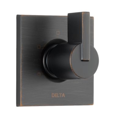 Click here to see Delta T11853-RB Delta Vero Single-Handle 3-Function Diverter Valve Trim, Lever Handle, 2-Port, Venetian Bronze - T11853-RB