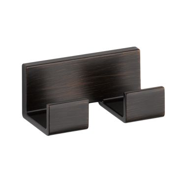 Click here to see Delta 77736-RB Delta Vero Double Robe Hook, Venetian Bronze - 77736-RB