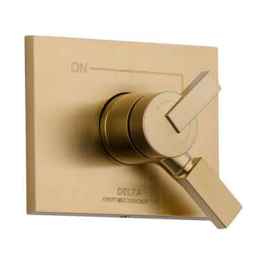 Click here to see Delta T17053-CZ Delta Vero Monitor 17 Series Two-Handle Valve Trim, Lever Handles, Champagne Bronze - T17053-CZ