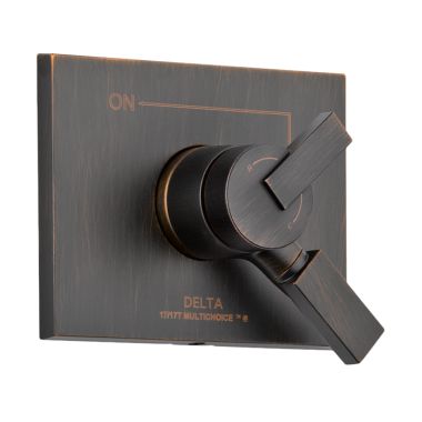 Click here to see Delta T17053-RB Delta Vero Monitor 17 Series Two-Handle Valve Trim, Lever Handles, Venetian Bronze - T17053-RB