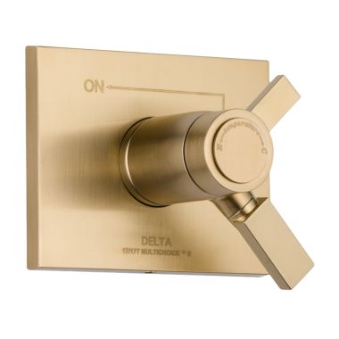 Click here to see Delta T17T053-CZ Delta T17T053-CZ Vero TempAssure 17T Series Valve Trim, Champagne Bronze