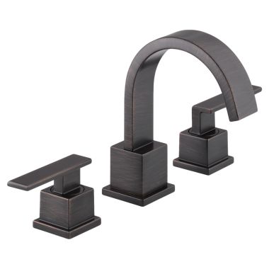 Click here to see Delta 3553LF-RB Delta Vero High-Arc Deck-Mount Venetian Bronze Lavatory Faucet for 6