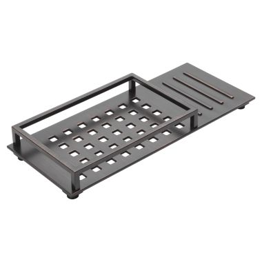 Click here to see Delta 77612-RB Delta Vero Square Vanity Soap Tray, Venetian Bronze - 77612-RB
