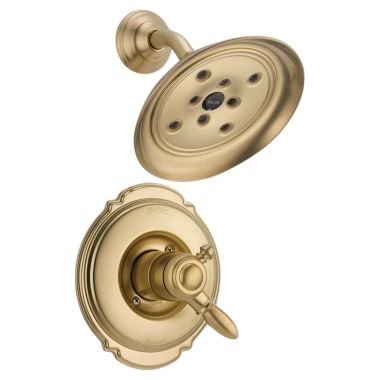 Click here to see Delta T17255-CZH2O Delta T17255-CZH2O Victorian Monitor 17 Series H2Okinetic Shower Trim, Champagne Bronze