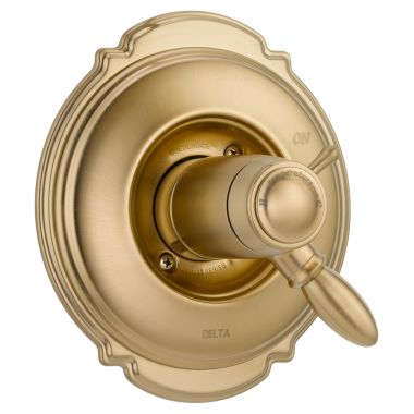 Click here to see Delta T17T055-CZ Delta T17T055-CZ Victorian TempAssure 17T Series Valve Only Trim - Champagne Bronze