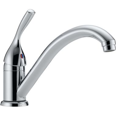 Click here to see Delta 101LF-HDFWW DELTA HDF 101LF-HDFWW COMMERCIAL ONE HANDLE KITCHEN FAUCET CHROME