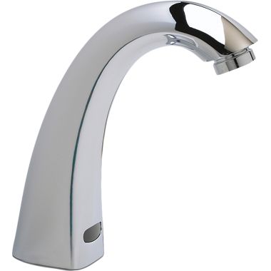 Click here to see Delta 590TP1220 Delta 590TP1220 Commercial Centerset Electronic Lavatory Faucet with Sensor