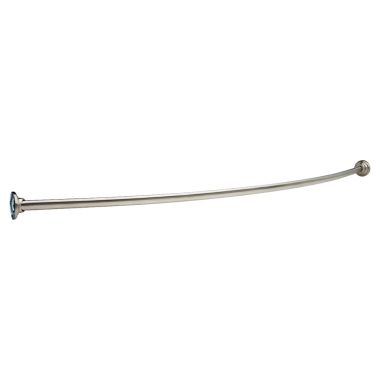 Click here to see Delta 42205-SS Delta 42205-SS Commercial 1 in. x 5 ft. w/6 in. bow Shower Rod: Stainless Steel