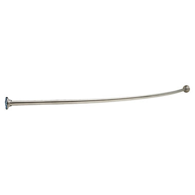 Click here to see Delta 42206-SS Delta 42206-SS Commercial 1 in. x 6 ft. w/6 in. bow Shower Rod: Stainless Steel