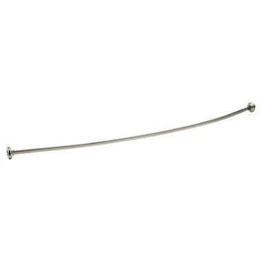 Click here to see Delta 42206-ST Delta 42206-ST Commercial 1 in. x 6 ft. w/6 in. bow Shower Rod: Bright Stainless