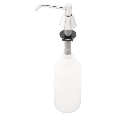 Click here to see Delta 44000 Delta 44000 Commercial Brass Basin Mounted Liquid Soap Dispenser: Chrome Finish