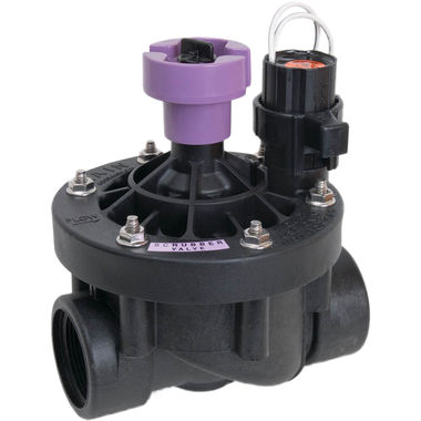 Click here to see Rainbird 200PESBRDA Rain Bird Inline Plastic Industrial Irrigation Valve Scrubber, Electric Control, 2
