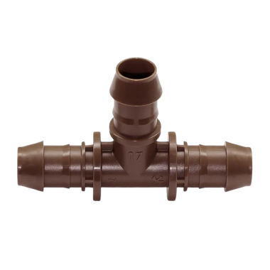 Click here to see Rainbird XFFTEE Rain Bird XF Series Dripline Fitting Barb Tee, 0-50 PSI - XFF-TEE