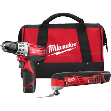 Click here to see Milwaukee 2495-22 Milwaukee 2495-22 M12 Cordless Lithium-Ion 2-Tool Combo Kit
