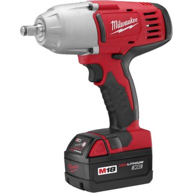 Click here to see Milwaukee 2663-22 Milwaukee 2663-22 Compact Cordless Impact Wrench with Friction Ring Kit, 18 V, Li-Ion, 2.8 Ah