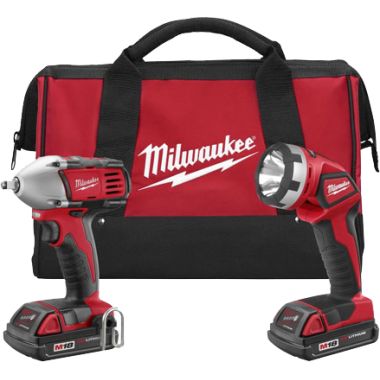 Click here to see Milwaukee 2693-22 Milwaukee 2693-22 model 2-Tool Cordless Combo Kit 