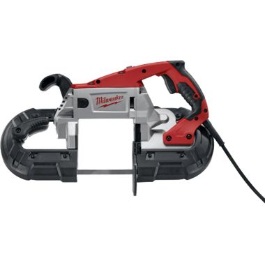 Click here to see Milwaukee 6238-21 Milwaukee 6238-21 Portable Corded Band Saw, 120 VAC/DC, 11 A, 5 X 5 in Rectangular, 5 in Round