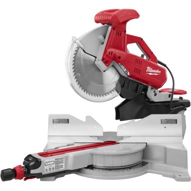 Click here to see Milwaukee 6955-20 Milwaukee 6955-20 Double Bevel Sliding Compound Corded Miter Saw, 120 VAC, 15 A, 3.3 hp