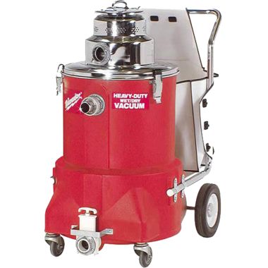 Click here to see Milwaukee 8926 Milwaukee 8926 model 3-Stage Wet/Dry Vacuum Cleaner (with red tank) 