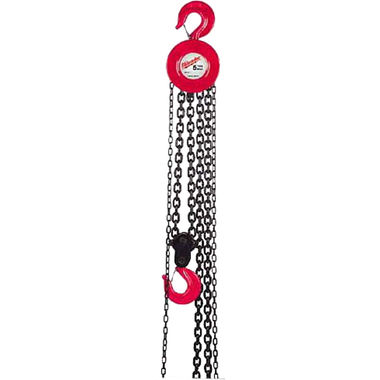 Click here to see Milwaukee 9677-20 Milwaukee 9677-20 model 3-Ton Chain Hoist 