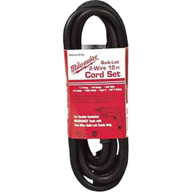 Click here to see Milwaukee 48-76-5125 Milwaukee 48-76-5125 model 25' Quik-Lok Cord (2-Wire) 
