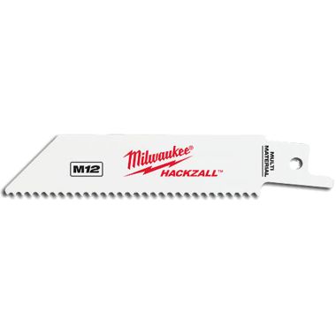 Click here to see Milwaukee 49-00-5410 Milwaukee 49-00-5410 model M12 Hackzall Multi-Material Blade (package of 5) 